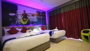 Down duvets, memory-foam beds, in-room safe, desk - Krabi Charm (Krabi)