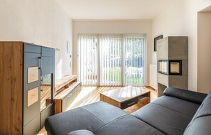 TV, caminetto