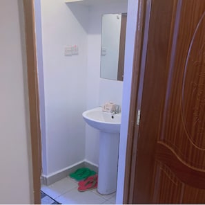 Towels, soap, toilet paper