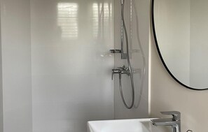 Shower, hair dryer