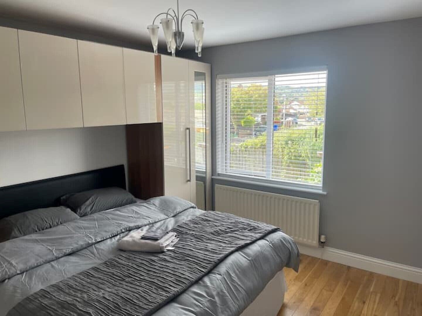 3 bedrooms, iron/ironing board, travel cot, bed sheets