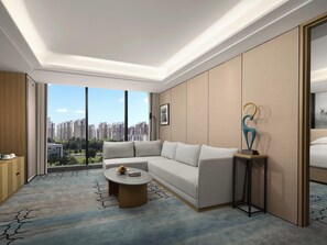 Superior suite, 1 kingsize bed, toegang tot de clublounge