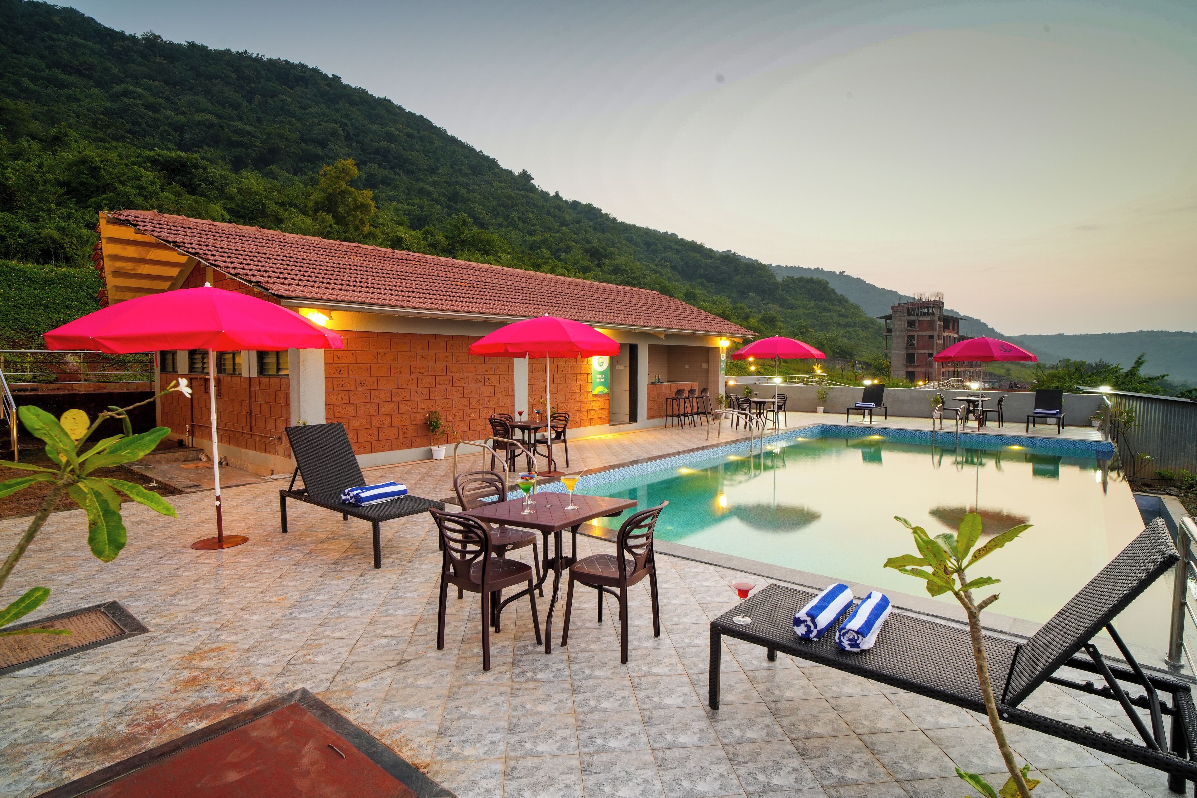 Voorkant van accommodatie