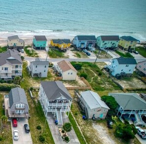 Exterior - Port Folio - Adorable 3 BR home with Covered Porch! (Surf City)