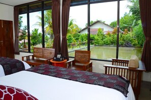 Chambre Familiale avec lits jumeaux, 1 chambre