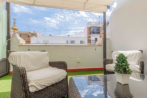 Terrace/patio - Recaredo, Nº6- Apartment 1 bedroom 3rd Floor (Sevilla)