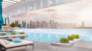 Apartment - Prestigious 1BR Escape at The Palm (Dubai)