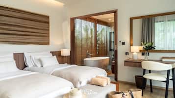 ALANNA 2 Bedroom Signature Pool Villa | 3 habitaciones, ropa de cama de alta calidad y minibar