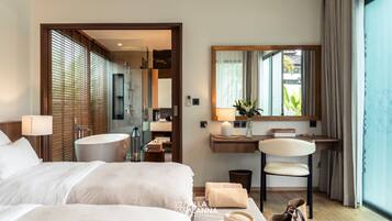 ALANNA 2 Bedroom Signature Pool Villa | Premium bedding, minibar, in-room safe, individually decorated