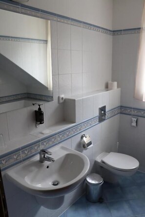 Baignoire, serviettes fournies