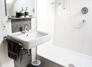 Towels, soap, toilet paper