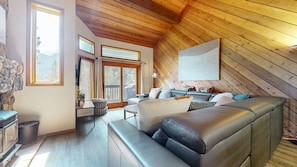 Condo, 3 Bedrooms | Living area | Smart TV, streaming services - Snowcreek Iii #452 3 Bedroom Condo by RedAwning (Mammoth Lakes)