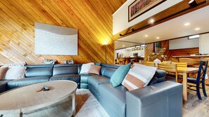 Condo, 3 Bedrooms | Living area | Smart TV, streaming services - Snowcreek Iii #452 3 Bedroom Condo by RedAwning (Mammoth Lakes)