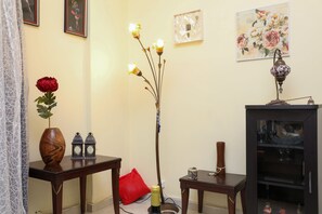 City Apartment | Living area | 45-inch LCD TV with cable channels - Annie's House by Corfuescapes (Corfu)