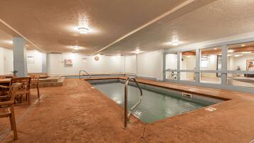 Indoor pool, a heated pool