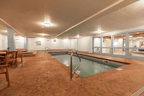 Indoor pool, a heated pool