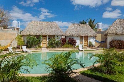 Hotel  estilo casa maya                                                      