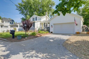 Exterior - Riverfront New Hampshire Cottage w/ Boat Dock (Manchester)