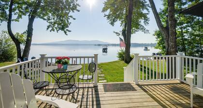 Lakefront Center Ossipee Home w/ Boat Dock!