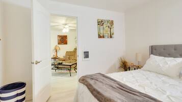 3 bedrooms, free cots/infant beds, bed sheets