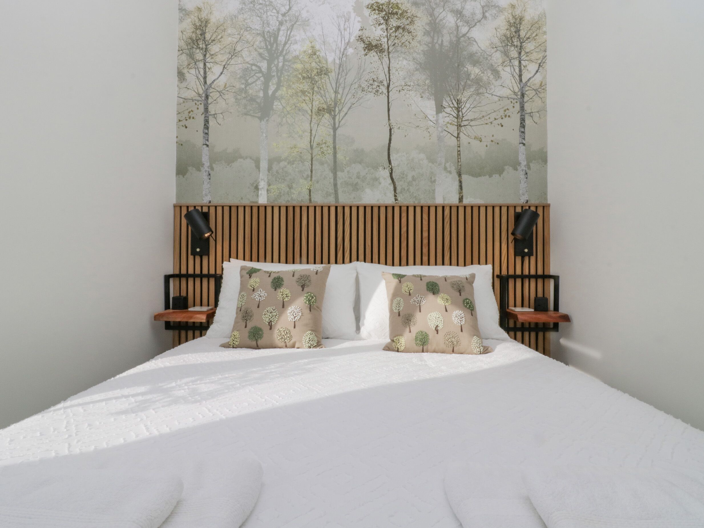 1 室のベッドルーム、客室ごとに異なる装飾、客室ごとに異なるインテリア、WiFi (無料)