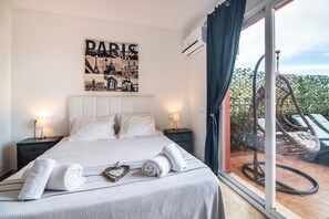 1 غرفة نوم ومكواة/لوح كي وواي فاي مجانًا وملاءات أسرّة