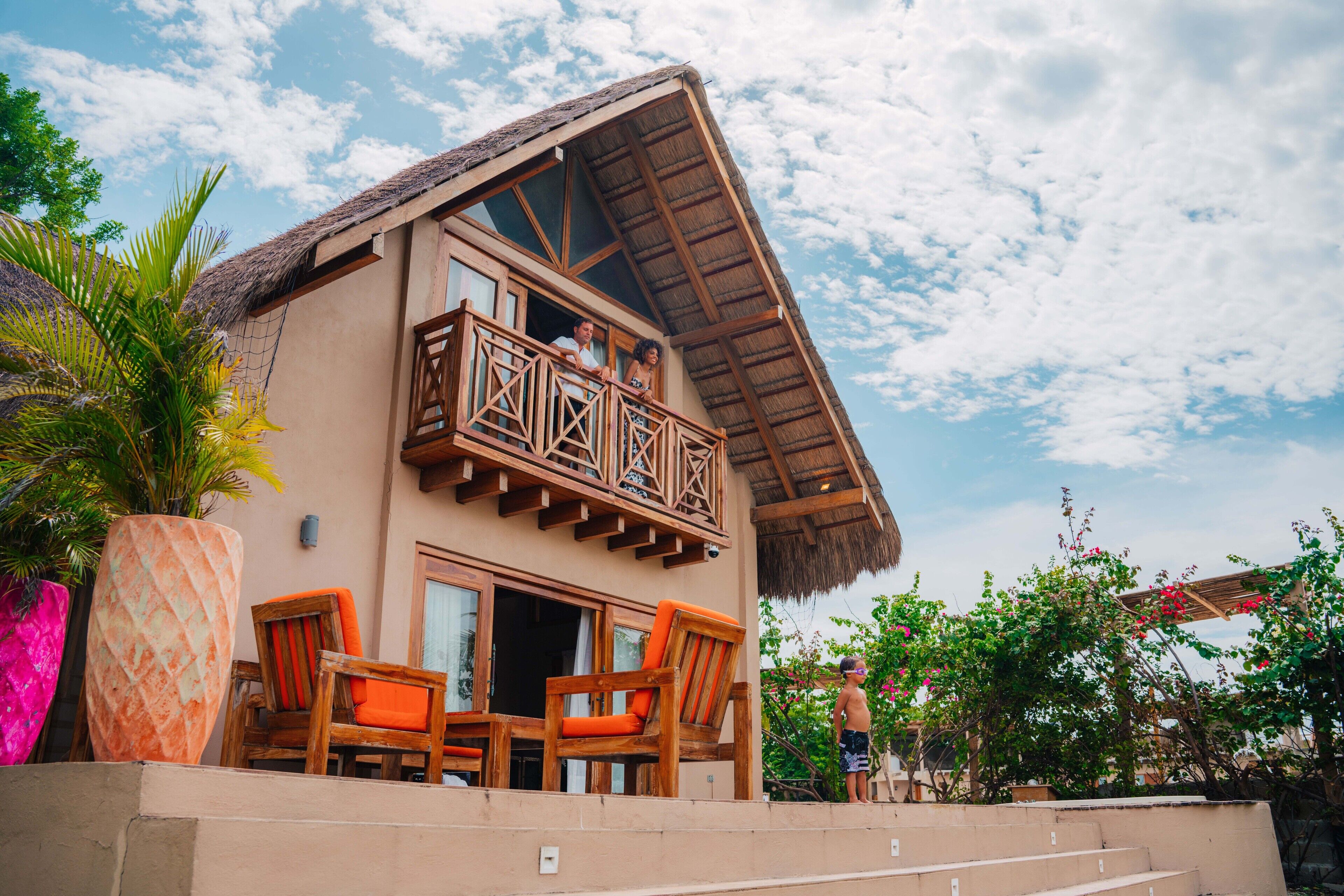 Overnatningsstedets facade