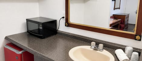 Free toiletries, hair dryer, towels