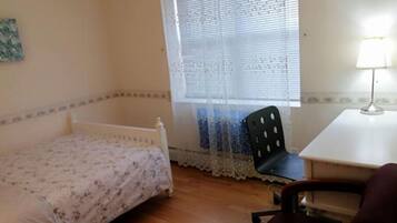 1 室のベッドルーム、ベッドシーツ