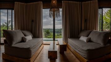 1 habitación y ropa de cama de alta calidad