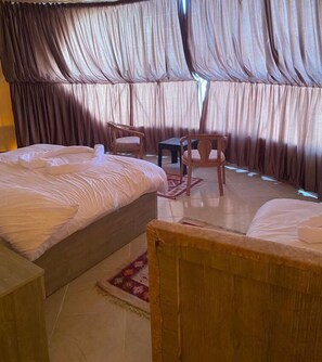 Luxury Double or Twin Room | In-room safe, individually decorated, individually furnished - eisam camp (Wadi Rum)