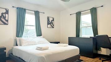 3 bedrooms, in-room safe, iron/ironing board, free WiFi