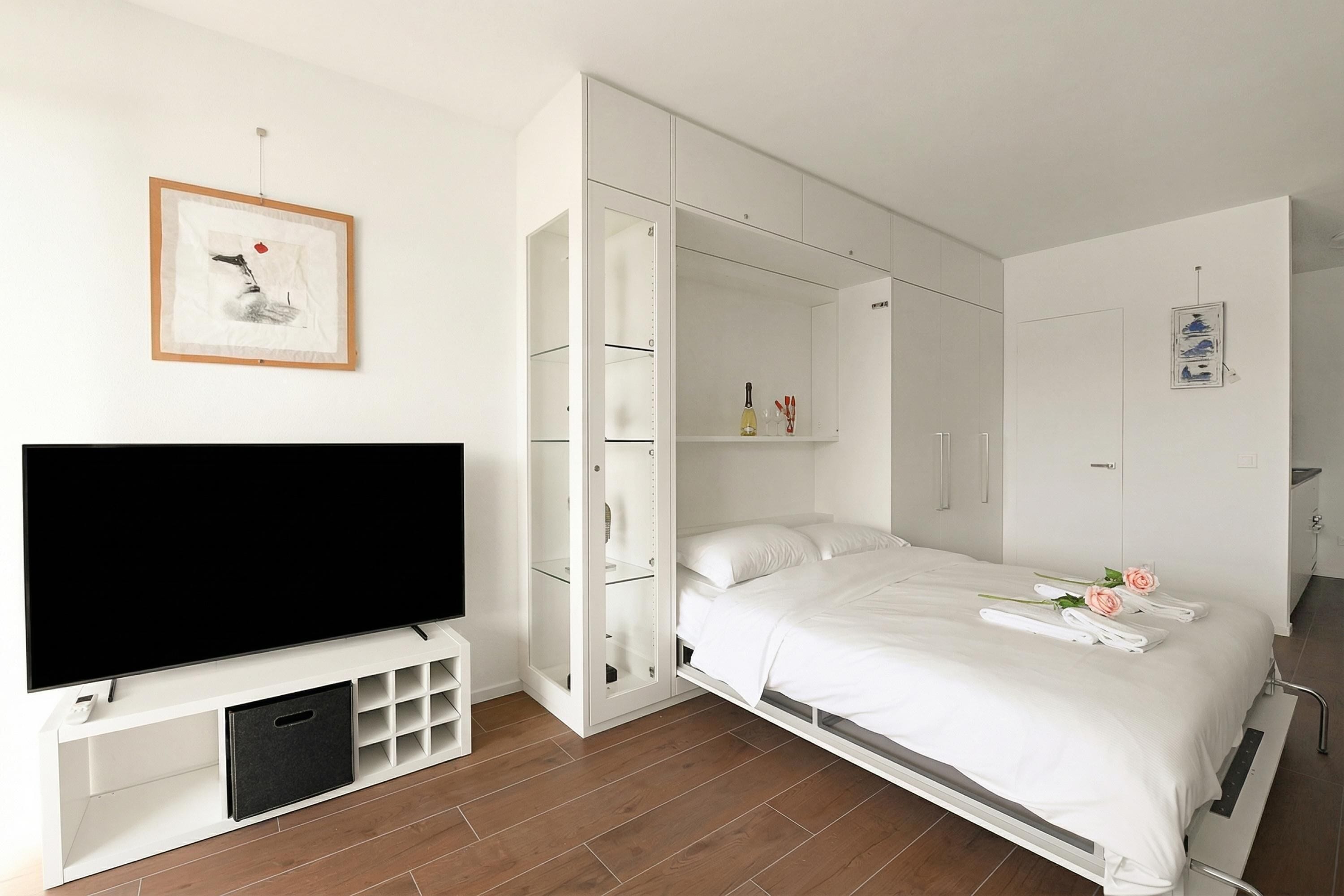 Standaard studio, uitzicht op bergen (View and Art) | Gratis wifi, beddengoed
