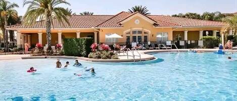 Una piscina climatizada