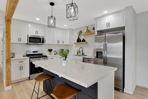 Microwave, oven, dishwasher, toaster