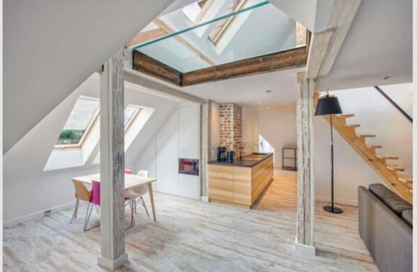 Interior - Amazing BIG LOFT with Seaview 500m to beach (Sopot)