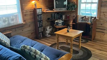 Smart TV, DVD player, video library
