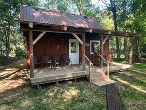 Terrace/patio - Will-Liv Cabin , 2 new cabins for larger family groups (Dansville)