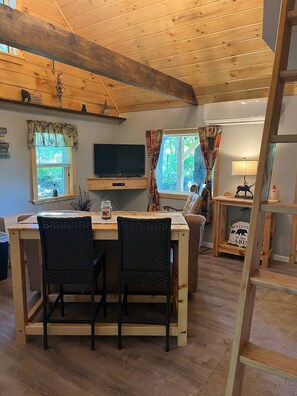 Interior - Will-Liv Cabin , 2 new cabins for larger family groups (Dansville)
