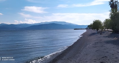 Greek village life by the sea