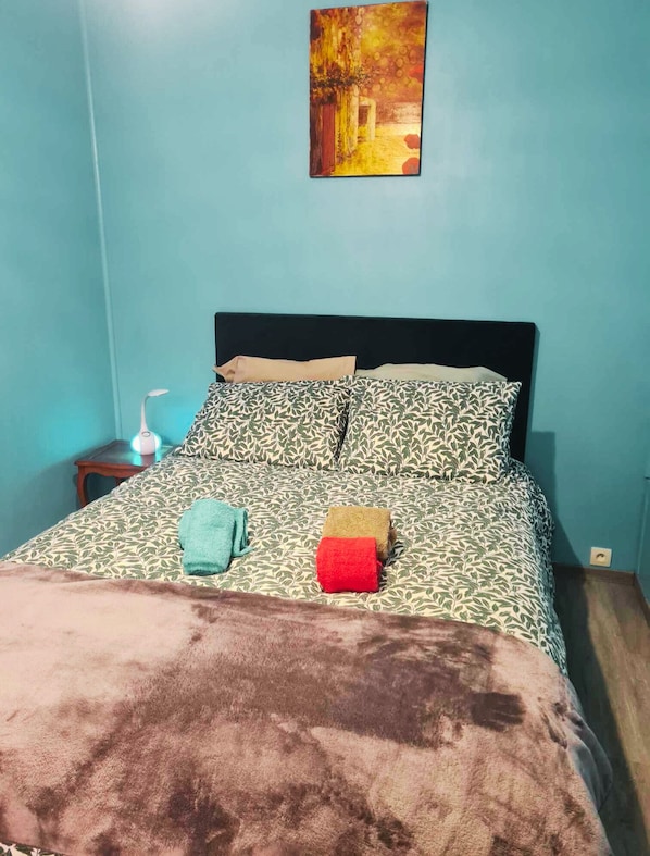 1 soverom, wi-fi og sengetøy