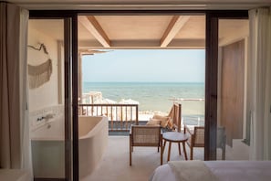 Junior-Studiosuite, 1 King-Bett, Meerblick | Blick vom Balkon
