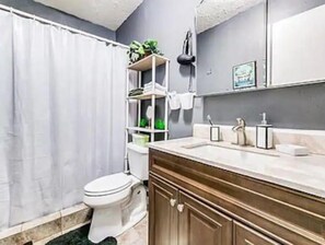 Towels, soap, toilet paper