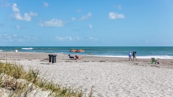 Vlak bij het strand