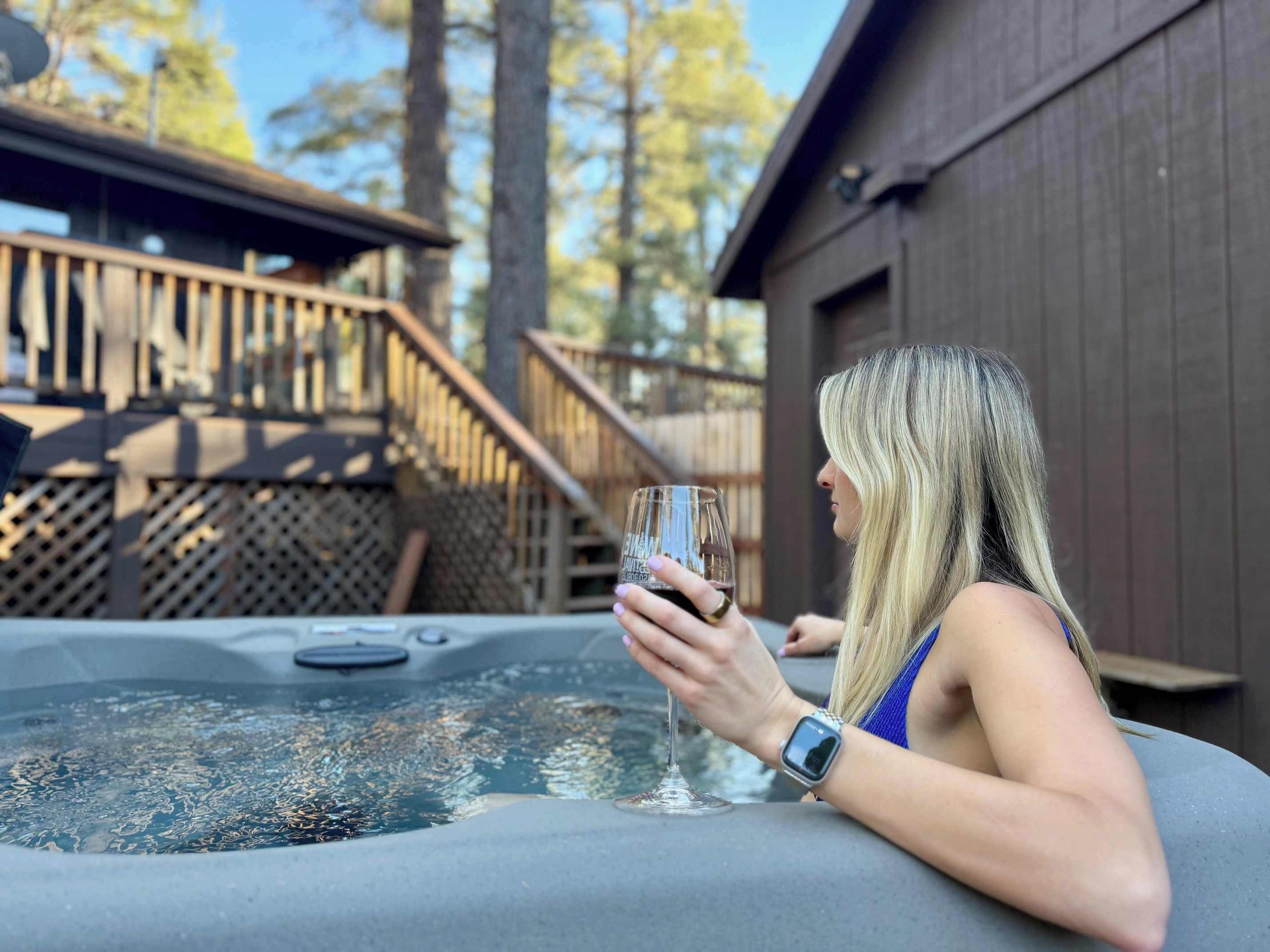 Idromassaggio all'aperto