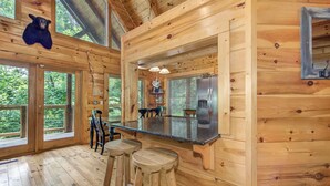 Cabin, Multiple Beds, Hot Tub, Mountain View (Hidden Haven) | Private kitchen - Hidden Haven Log Cabin w/ Private Hot Tub (Sevierville)