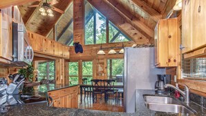 Cabin, Multiple Beds, Hot Tub, Mountain View (Hidden Haven) | Private kitchen - Hidden Haven Log Cabin w/ Private Hot Tub (Sevierville)