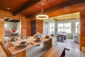 Dining - Waterfront Barrington Estate with Hot Tub! (Barrington)