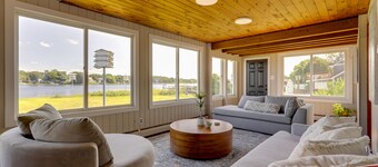 Waterfront Barrington Estate with Hot Tub!