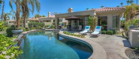 AuĂenpool, beheizter Pool